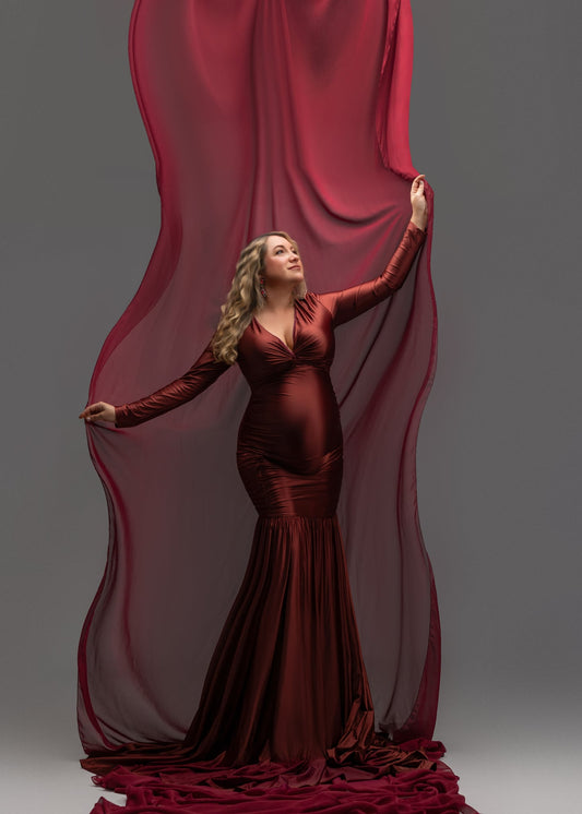Whisper of IVY Rust Dress