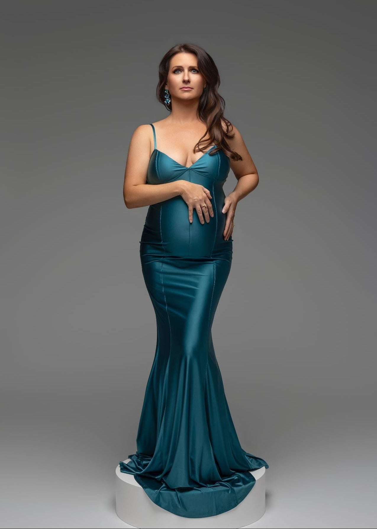 Solis Teal Dress