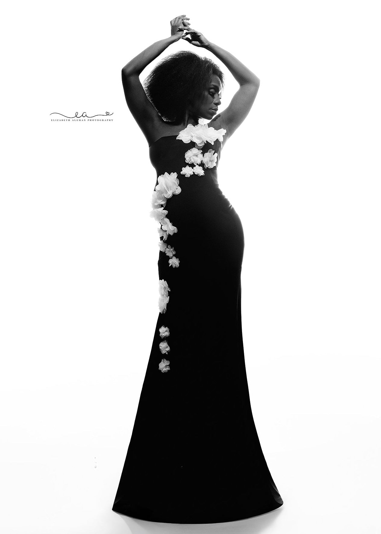Noir Bloom Dress