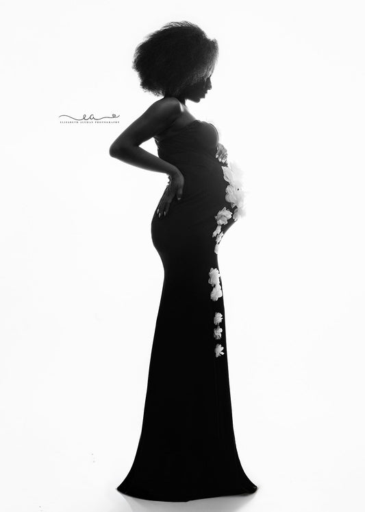 Noir Bloom Dress