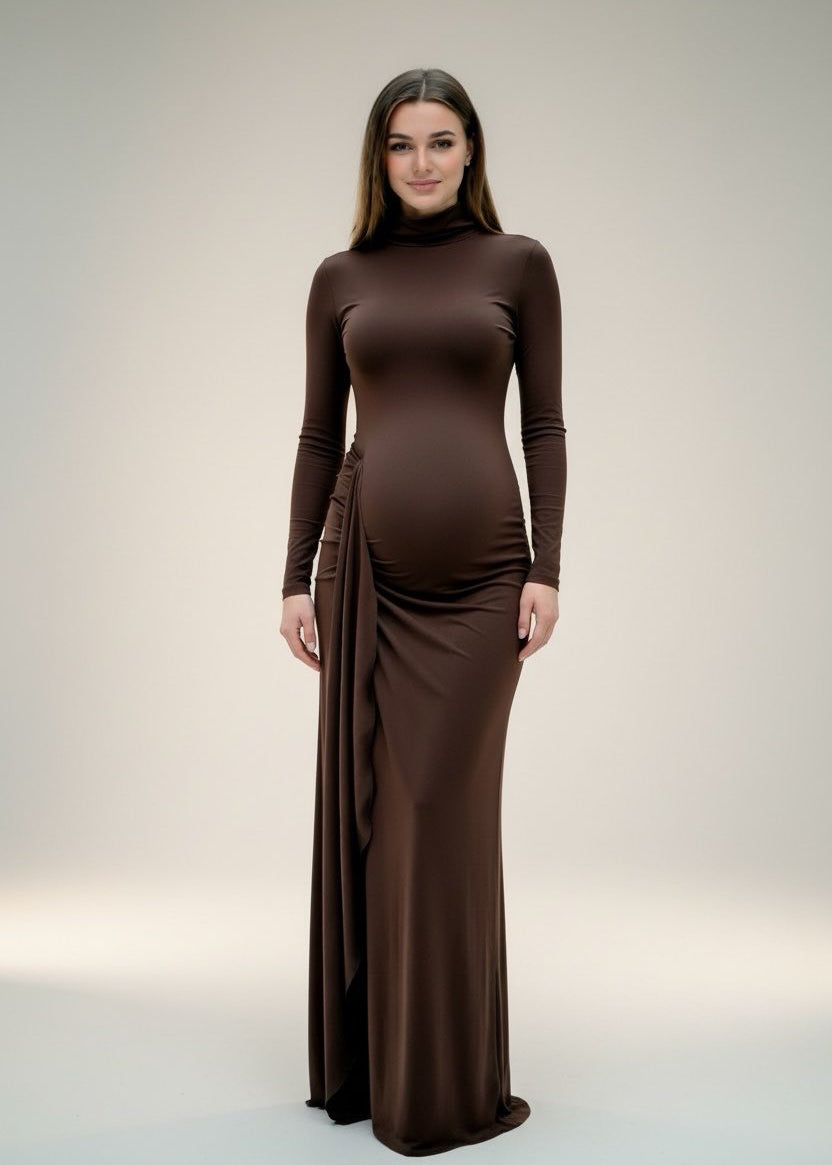 Zoe Brown Dress