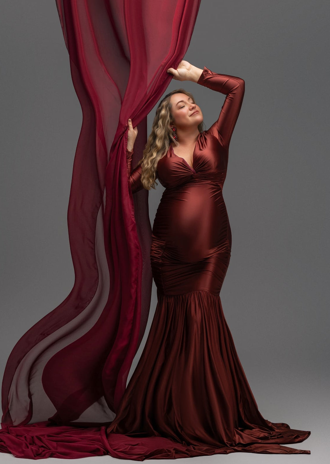 Whisper of IVY Rust Dress