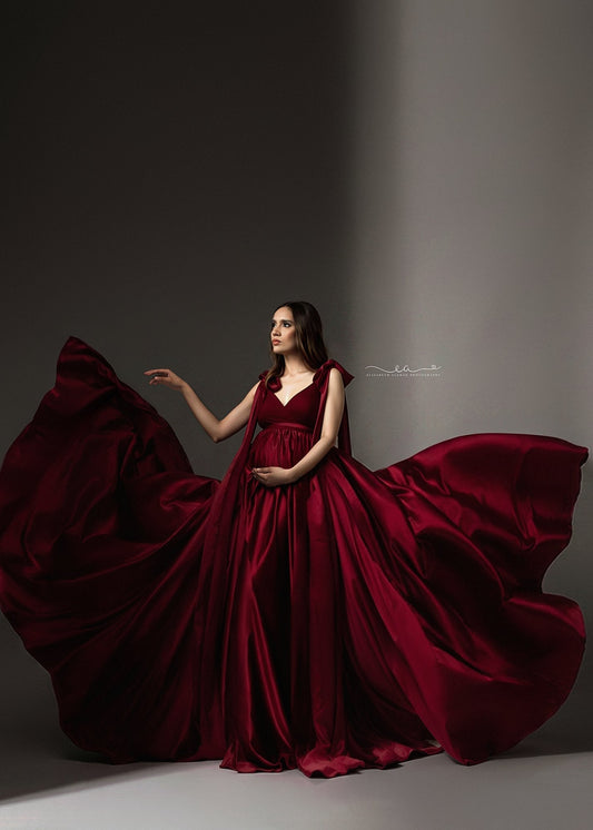 Bordeaux Etoile Gown