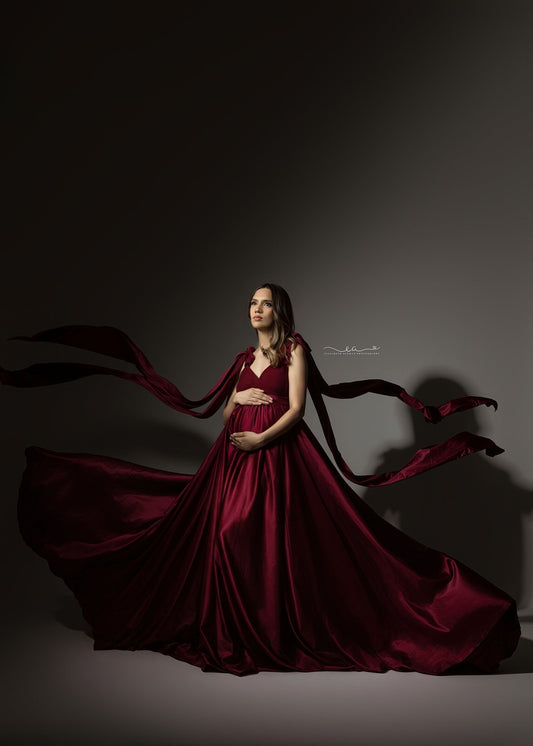 Bordeaux Etoile Gown